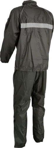 Z1R Adult Men 2-Piece Rainsuit S M L XL 2XL 3XL 4XL Black Orange Hi Viz 36