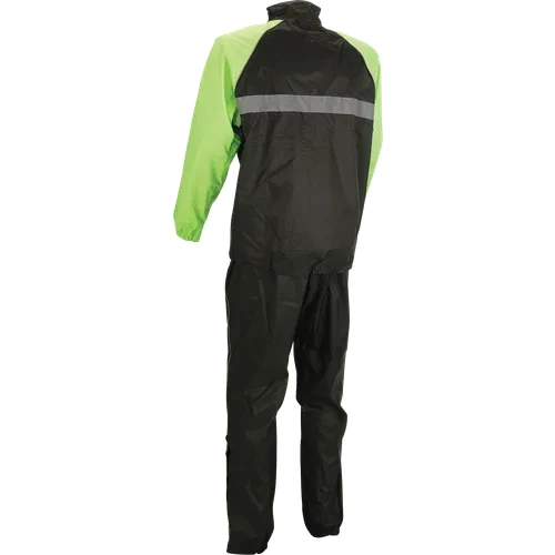 Z1R Adult Men 2-Piece Rainsuit S M L XL 2XL 3XL 4XL Black Orange Hi Viz 10