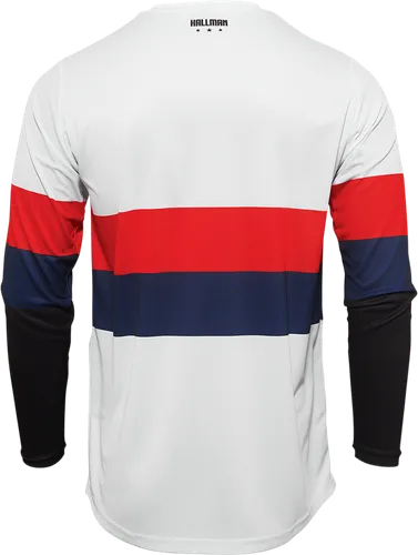 Thor Adult Men Hallman Differ Draft Jersey S M L XL 2XL 3XL Red White Blue Black Tan 6