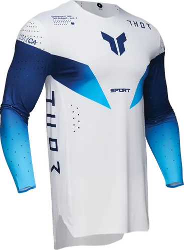 Thor Adult Men Sportmode Strike Jersey M L 2XL 3XL Black Blue White Navy 7
