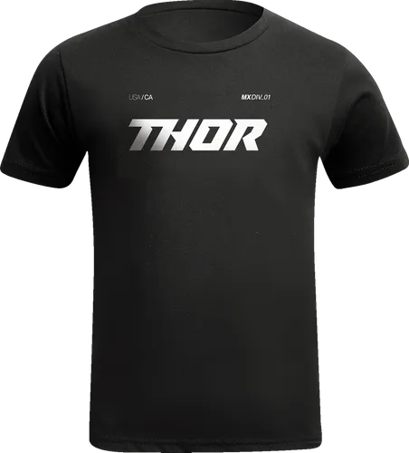 Thor Youth Unisex Toddler Brave T-Shirt 2T 3T 4T Black 3