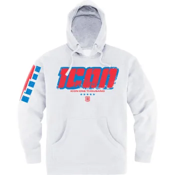 Icon Adult Men Intercept 84 Hoodie S M L XL 2XL 3XL White 4