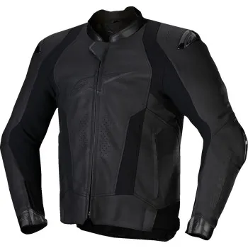 Alpinestars Adult Men Missile v3 Leather Jacket 38 40 42 44 46 48 50 Black White Red 15