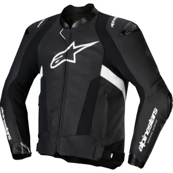 Alpinestars Adult Men Missile v3 Leather Jacket 38 40 42 44 46 48 50 Black White Red 13