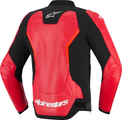 Alpinestars Adult Men GP Force v2 Airflow Leather Jacket 38 40 42 44 46 48 50 Black White Red Yellow 15