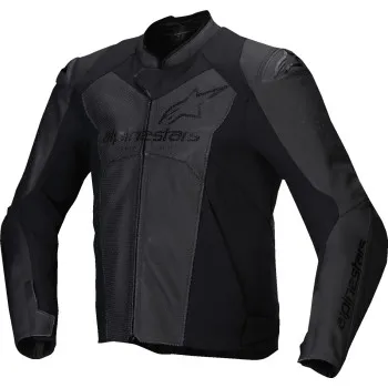 Alpinestars Adult Men Faster v3 Airflow Leather Jacket 38 40 42 44 46 48 50 52 54 Black Red White Fluorescent Yellow 45