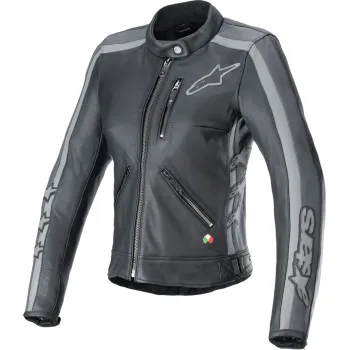 Alpinestars Adult Women Stella Dyno Leather Jacket XS S M L XL 2XL Black Gray Red 23