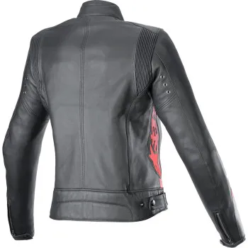 Alpinestars Adult Women Stella Dyno Leather Jacket XS S M L XL 2XL Black Gray Red 18