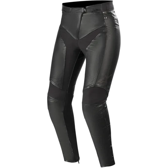 Alpinestars Adult Women Stella Vika v2 Leather Pants 2 4 6 8 10 12 14 16 Black 5
