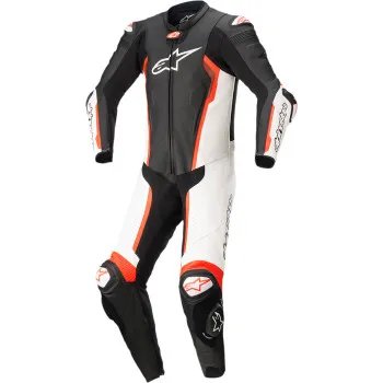 Alpinestars Adult Men Missile v2 1pc Suit 38 40 42 44 46 48 50 Black White Red 17