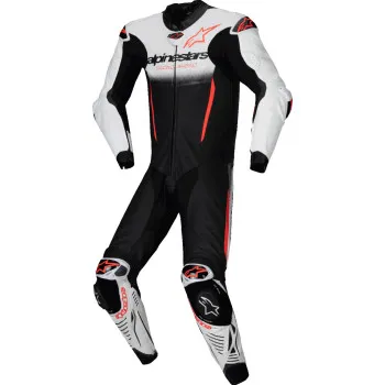 Alpinestars Adult Men GP-R7 1pc Leather Suit 38 40 42 44 46 48 50 52 Black White Red 41