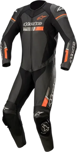 Alpinestars Adult Men GP Force Chaser 1pc Leather Suit 38 40 42 44 46 48 50 Black Red White Yellow 8