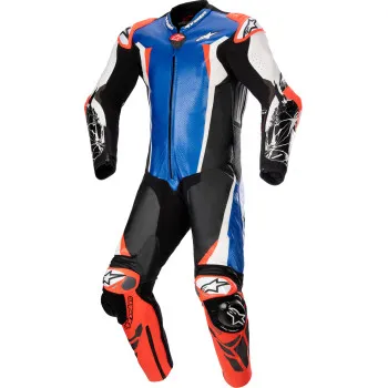 Alpinestars Adult Men Racing Absolute v2 Leather Suit 38 46 48 50 52 54 Blue Black White Red 23