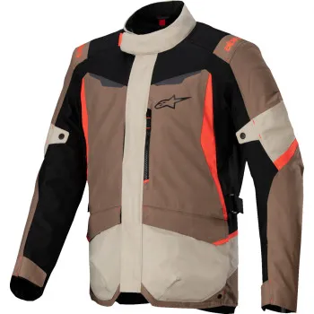 Alpinestars Adult Men ST-1 Waterproof Jacket S M L XL 2XL 3XL 4XL Black Gray Yellow Blue Brown Tan 34