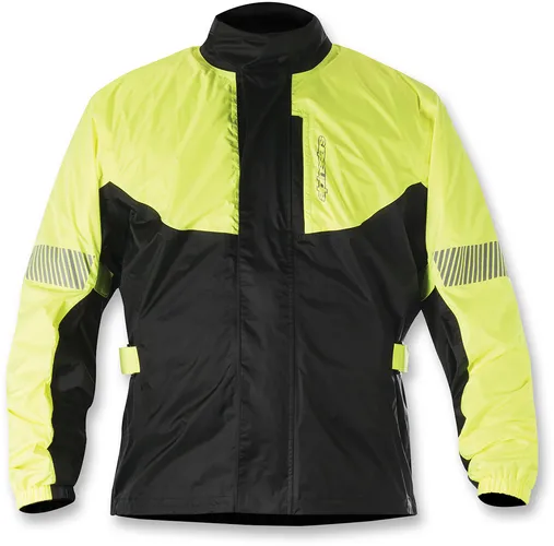 Alpinestars Adult Men Hurricane Rain Jacket S M L 3XL Black Fluorescent Yellow Gray 3