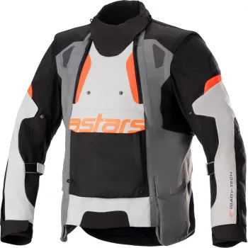 Alpinestars Adult Men Halo Drystar Jacket S M L XL 2XL 3XL 4XL Black Gray Orange Tan Fluorescent Yellow Blue 7