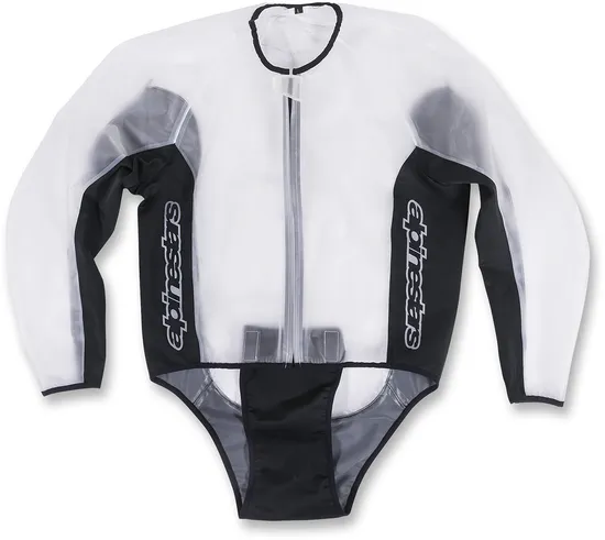 Alpinestars Adult Unisex Racing Rain Jacket S M L XL 2XL Black Clear White 8