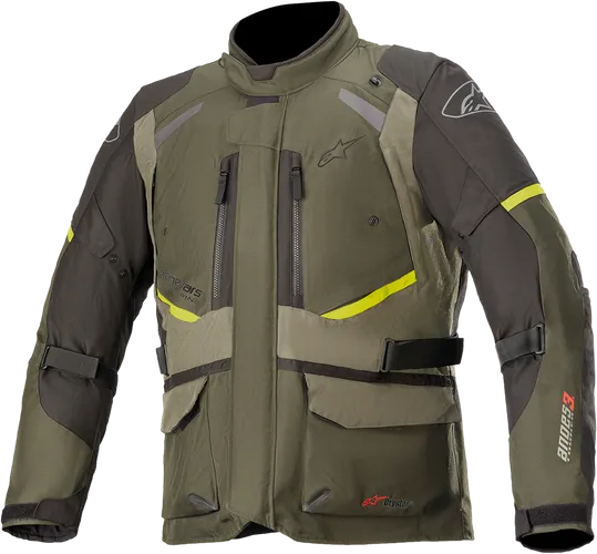 Alpinestars Adult Men Andes v3 Drystar Jacket S M L XL 2XL 3XL 4XL Camo Green Tan Brown Black Blue Gray Green 25