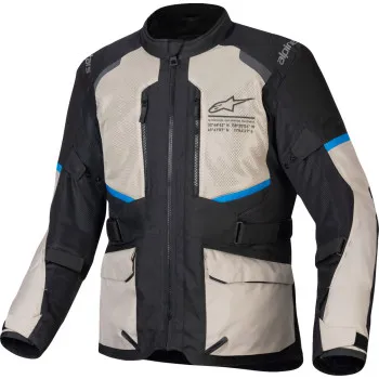 Alpinestars Adult Men Andes Air Drystar Jacket S M L XL 2XL 3XL 4XL Black Gray White Blue 25