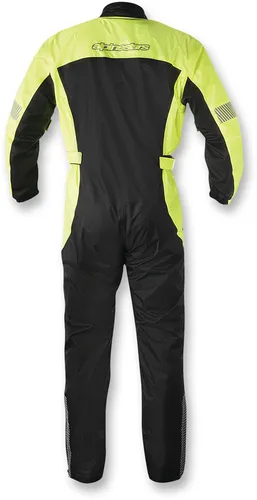Alpinestars Adult Men Hurricane Rainsuit S XL 3XL Black Fluorescent Yellow Gray 7