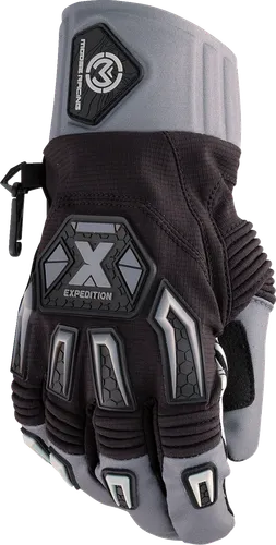 Moose Racing Expedition Gloves Adult S M L XL 2XL 3XL Black Gray 3