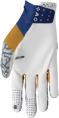 Thor Sportmode Bravo Gloves Adult XS S M L XL 2XL Blue Gray White 10