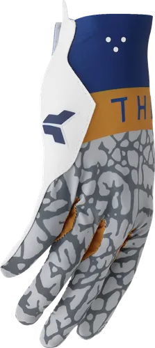 Thor Sportmode Bravo Gloves Adult XS S M L XL 2XL Blue Gray White 17