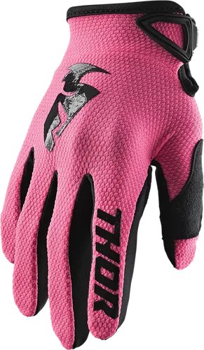 Thor Womens Sector Gloves Adult S M L XL Black Pink Blue Gray 3