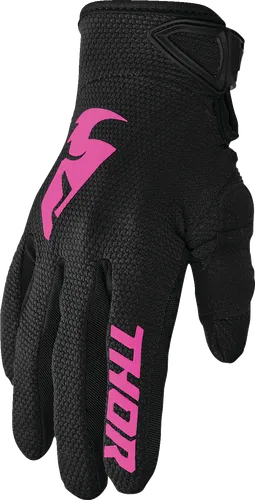 Thor Womens Sector Gloves Adult S M L XL Black Pink Blue Gray 5