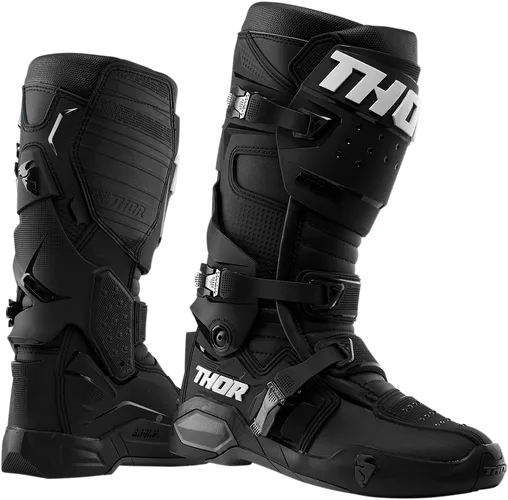 Thor Radial MX Boots Adult 7 8 9 10 11 12 13 14 15 Black White Gray Yellow Red