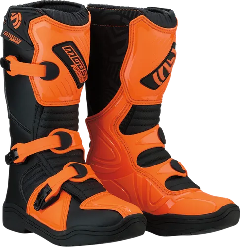 Moose Racing Youth M1.3 MX Boots Youth 1 2 3 4 5 6 7 Black Yellow Orange White 25