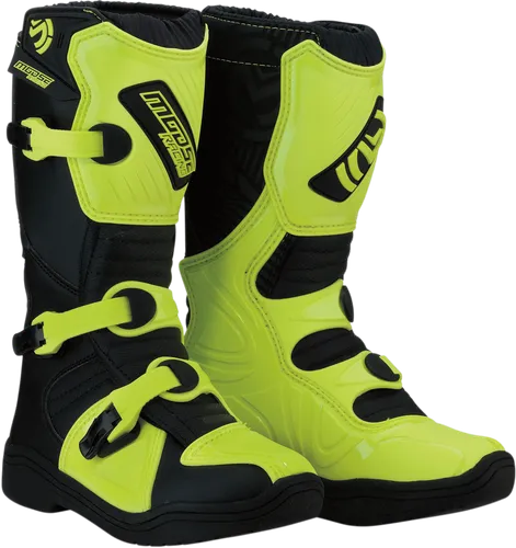 Moose Racing Youth M1.3 MX Boots Youth 1 2 3 4 5 6 7 Black Yellow Orange White 5