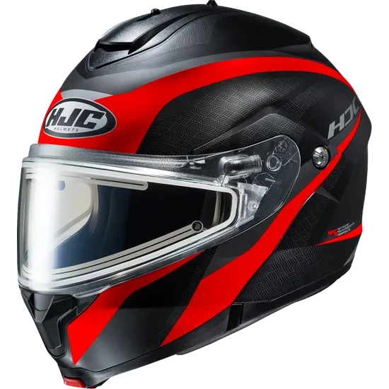 HJC Adult C91 Taly Modular Snow Electric Helmet Modular Snow | XS S M L XL 2XL 3XL 4XL 5XL | Black Gray Blue Pink Red Orange Yellow 7
