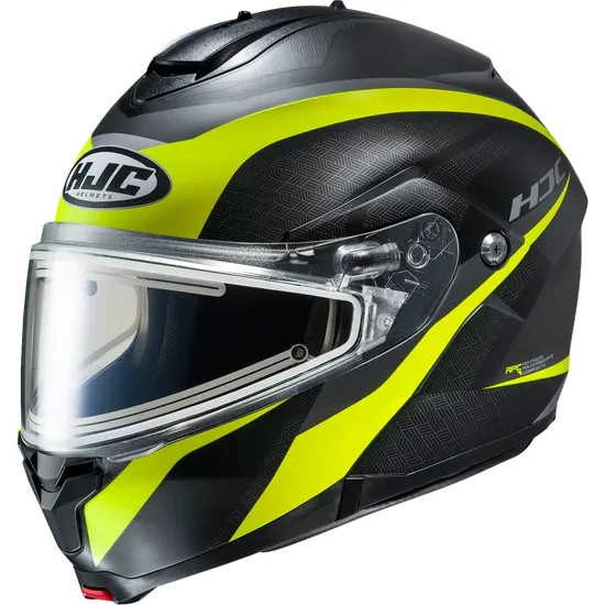 HJC Adult C91 Taly Modular Snow Electric Helmet Modular Snow | XS S M L XL 2XL 3XL 4XL 5XL | Black Gray Blue Pink Red Orange Yellow 25