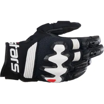 Alpinestars Halo Leather Gloves Adult S M L XL 2XL 3XL Black Blue White Red Fluorescent Yellow 36
