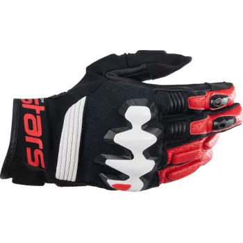 Alpinestars Halo Leather Gloves Adult S M L XL 2XL 3XL Black Blue White Red Fluorescent Yellow 26