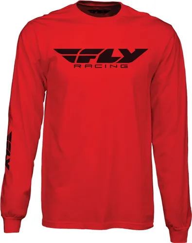 Fly Racing Adult Men Corporate Long Sleeve Tee S M L XL 2XL Gray Black Red 14