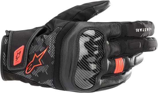 Alpinestars SMX-Z Drystar Short Waterproof Leather Motorcycle Gloves – Men's