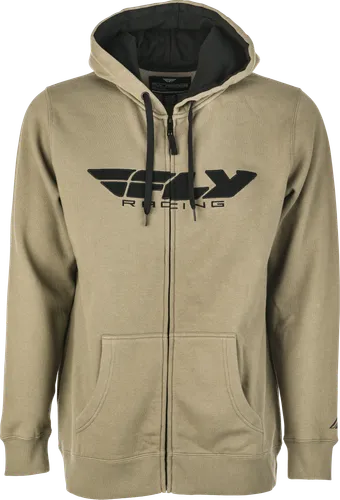 Fly Racing Adult Men Women Corporate Zip Up Hoodie S M L XL 2XL Black Tan Blue Mauve White 30