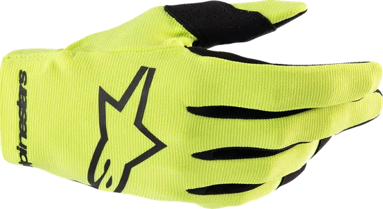 Alpinestars Youth Radar Gloves Women Youth 3XS 2XS XS S M L Black Gray Blue Red Yellow Purple Fluorescent Yellow White Camo 5