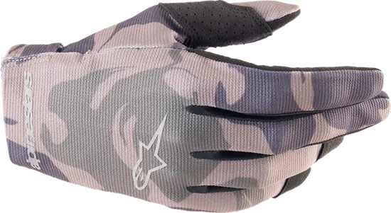 Alpinestars Youth Radar Gloves Women Youth 3XS 2XS XS S M L Black Gray Blue Red Yellow Purple Fluorescent Yellow White Camo 11