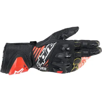 Alpinestars GP Tech V2 S Gloves Adult S M L XL 2XL 3XL Black White Red Yellow 7