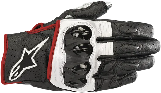 Alpinestars Celer V2 Gloves Adult S 2XL 3XL Black White Red 7