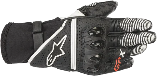 Alpinestars GPX V2 Gloves Adult XL 2XL 3XL Black White Red 8