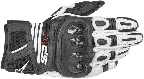 Alpinestars SPX Air Carbon V2 Gloves Adult S M L XL 2XL 3XL Black White Red 20