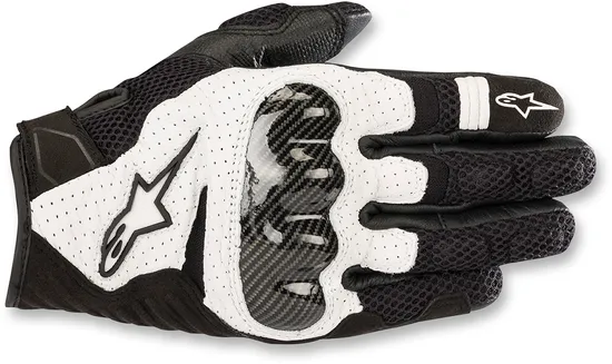 Alpinestars SMX-1 Air Carbon V2 Gloves Adult S M L XL 2XL 3XL Black Red Fluorescent Yellow White 24