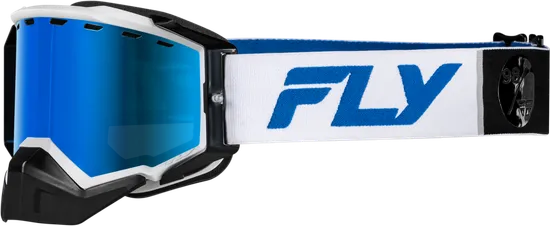Fly Racing Black Silver White Teal Grey Red Pink Blue Adult Zone Elite Snow Goggle Dual Silver Mirror Polarized Blue Red Smoke Yellow Pink 14