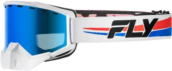Fly Racing Green Black White Pink Charcoal Orange Red Yellow Blue Adult Youth Focus Snow Goggle Dual Gold Mirror Clear Red Yellow Blue Smoke 16