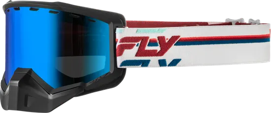 Fly Racing Green Black White Pink Charcoal Orange Red Yellow Blue Adult Youth Focus Snow Goggle Dual Gold Mirror Clear Red Yellow Blue Smoke 14