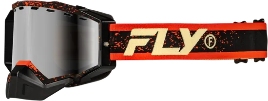Fly Racing Red Gray Yellow Pink Black Blue White Green Purple Tan Adult Zone Snow Goggle Dual Red Mirror Green Pink Blue Purple 4